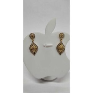 916 Gold CZ Earring