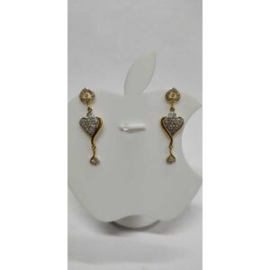 916 Gold Long Earrings