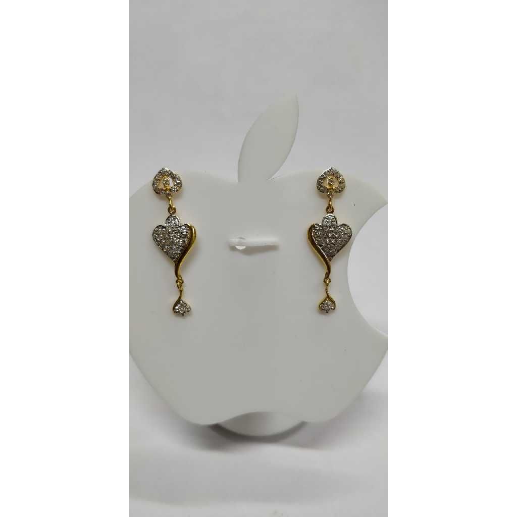 916 Gold Long Earrings