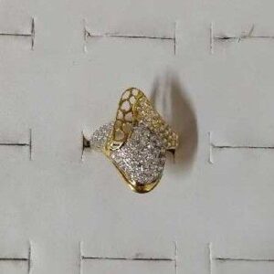 22kt/916Gold Fancy Diamond Ladies Ring
