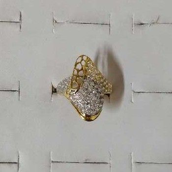 22kt/916Gold Fancy Diamond Ladies Ring