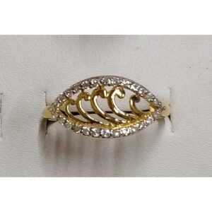 22kt/916 Gold Designers Diamond Ring