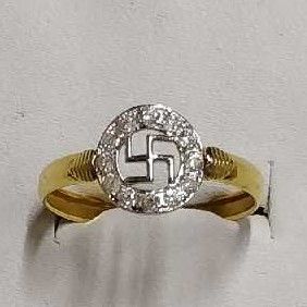 22kt/916 Attractive Diamond LadiesRing
