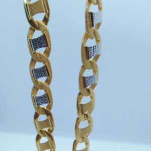 916 HM Gold Hollow Chain MJ-CH-006