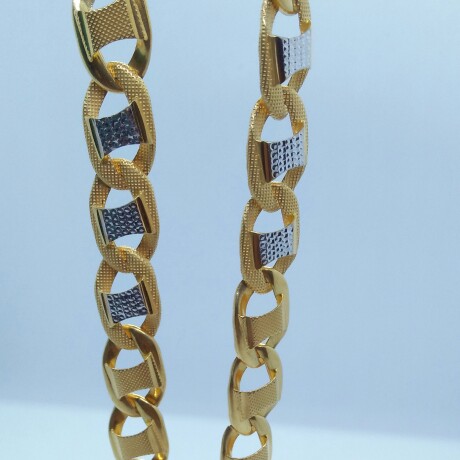 916 HM Gold Hollow Chain MJ-CH-006 - Image 5