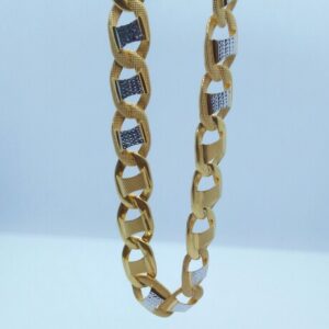 916 HM Gold Hollow Chain MJ-CH-006