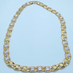 916 HM Gold Hollow Chain MJ-CH-006