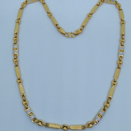 916 HM Gold Chain with Diamond MJ-CH-002 - Image 3