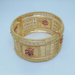 916 HM Gold Antique Kada MJ-BNG-001
