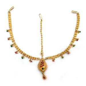 22KT Gold Designer Bandhi Tikka MJ - T001