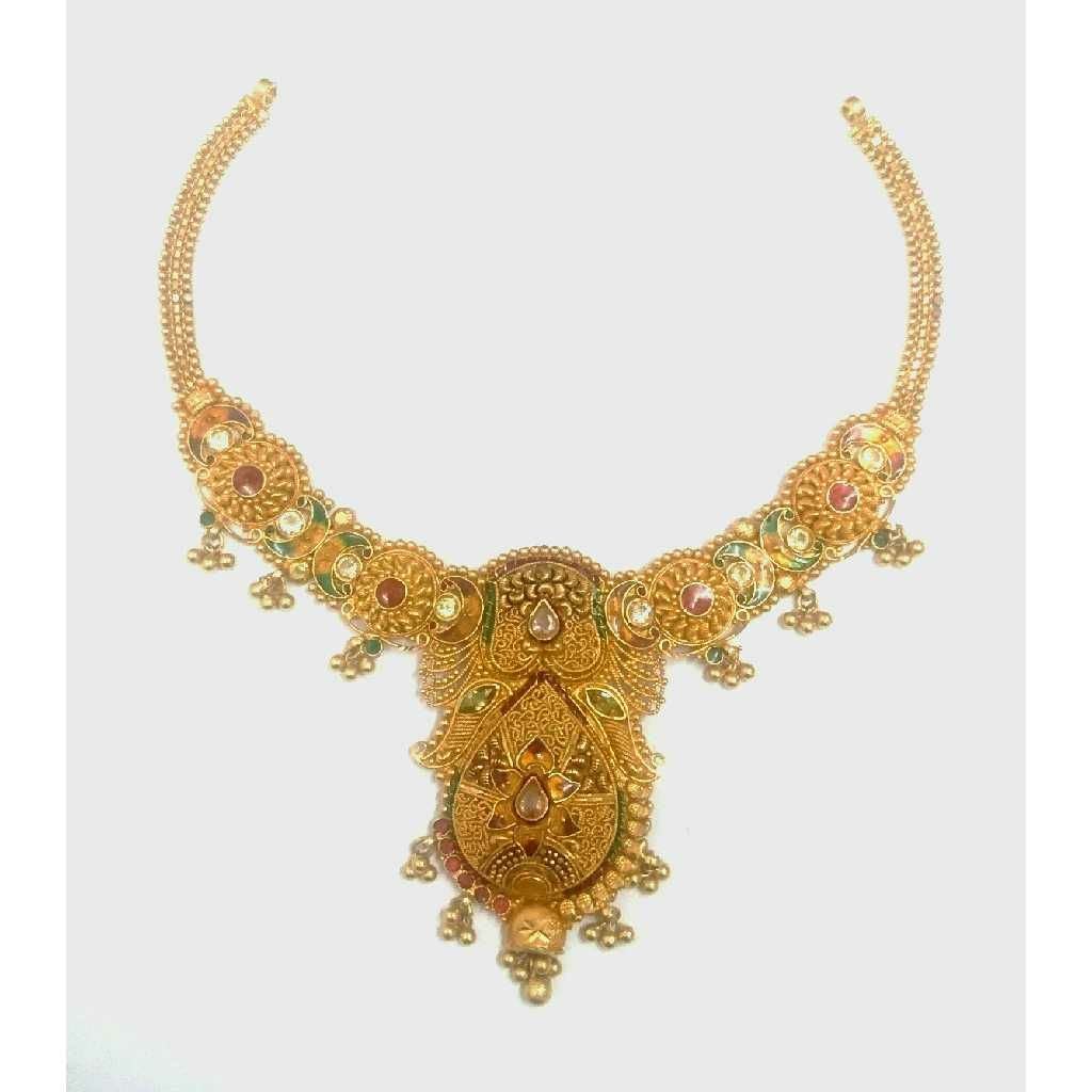 916 Gold wedding Necklace