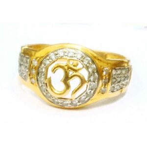 22KT Gold OM  Gents Ring