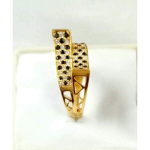916 Yellow Gold Gents Indian Modern Designer Ring