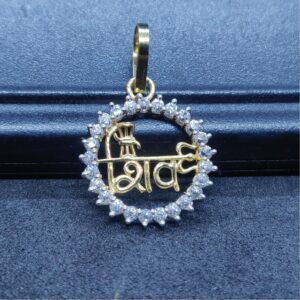 18 ct gold fency pendants