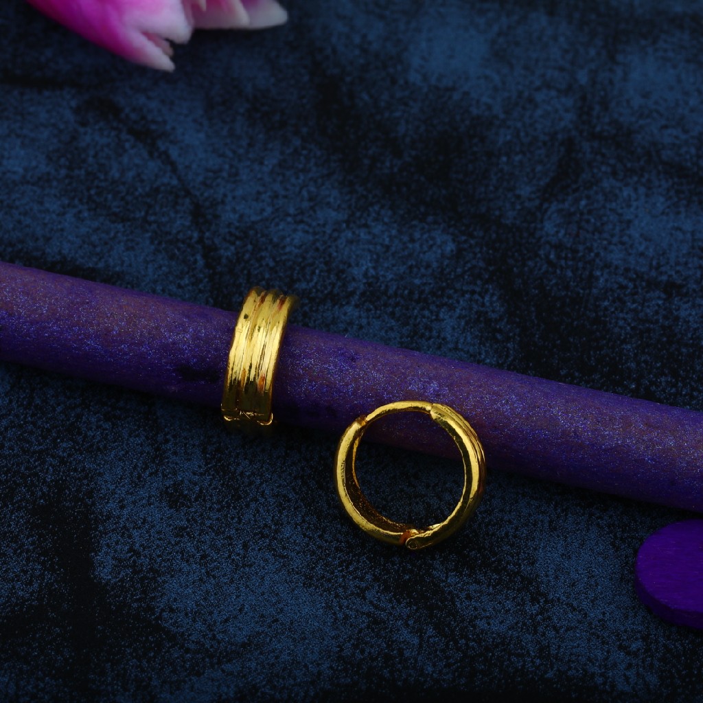 18 kt plain gold salman bali