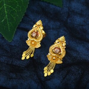 20 kt plen gold earrings