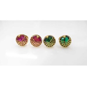 18kt gold uchak butti NG-E066