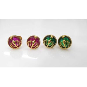 18kt gold uchak butti NG-E066