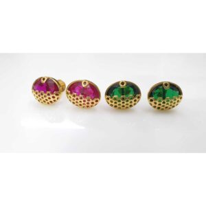 18kt gold uchak butti NG-E065