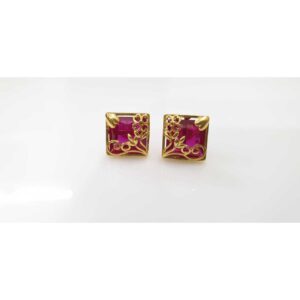 18kt gold uchak butti NG-E062
