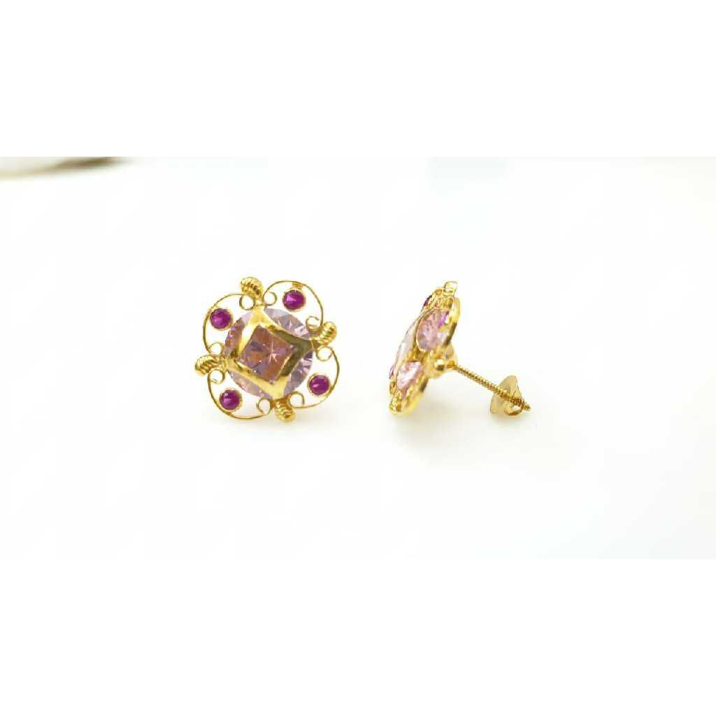 18kt gold uchhak butti NG-E14