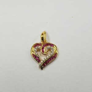 20KT Gold CZ Fancy Pendant