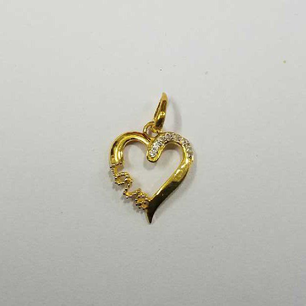 20kt Gold Cz Fancy Pendant