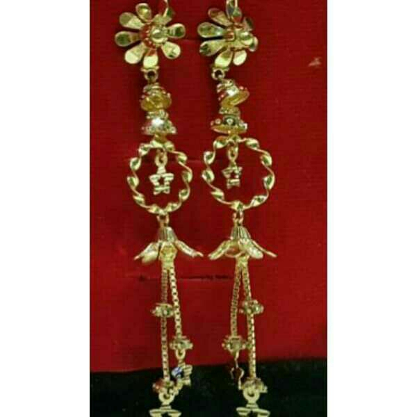 Gold Ladies Indian Fancy tops Latkan
