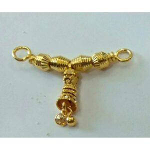 22K / 916 Gold Double Naka Mangalsutra Vertical Pendant