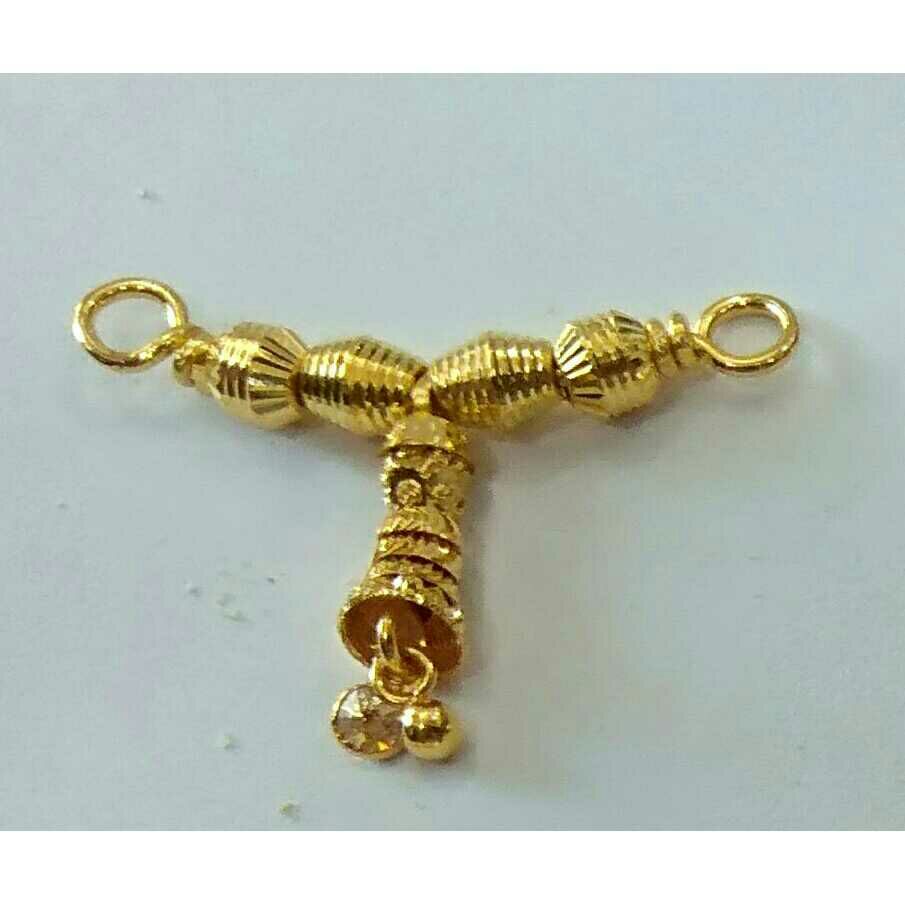 22K / 916 Gold Double Naka Mangalsutra Vertical Pendant
