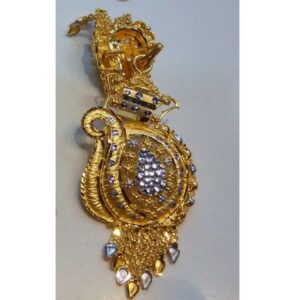 22k Gold Plaster Pendal Set