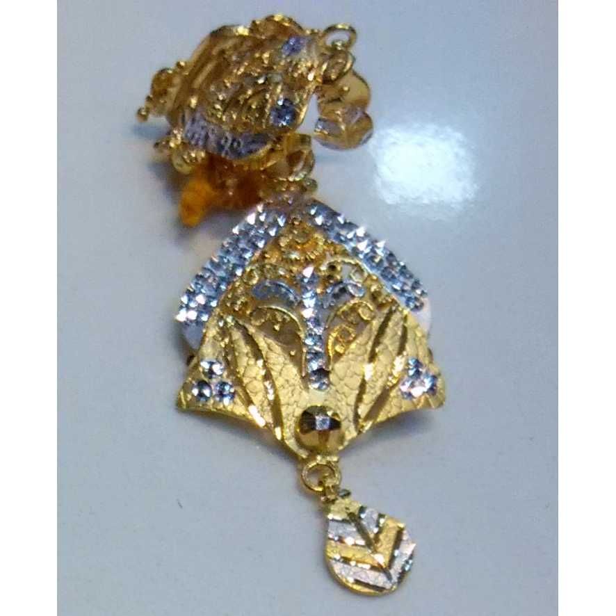 22k Gold Plaster Pendant Set