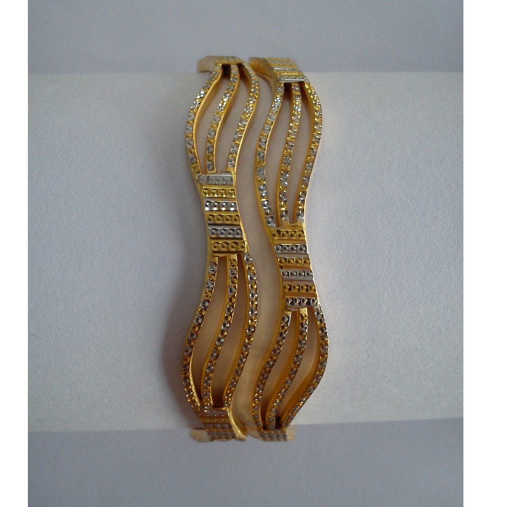 Trendy 916 Gold Ladies Copper  Uncut Kadli Kada