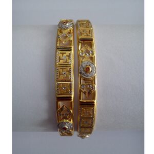 Modern 916 Gold Copper Kadli