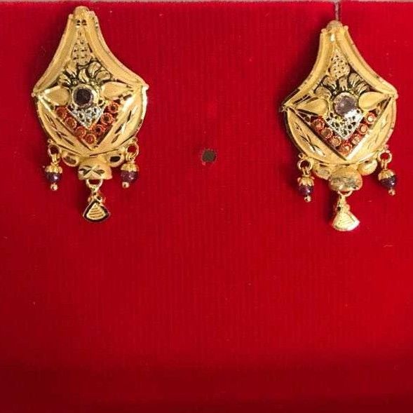 916 Gold Designer Indian Stunning Butti - Image 2