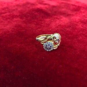 22K Gold Classic Ladies Attractive Ring