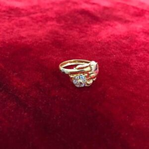 22K / 916 Gold Ladies Indian Diamond Ring