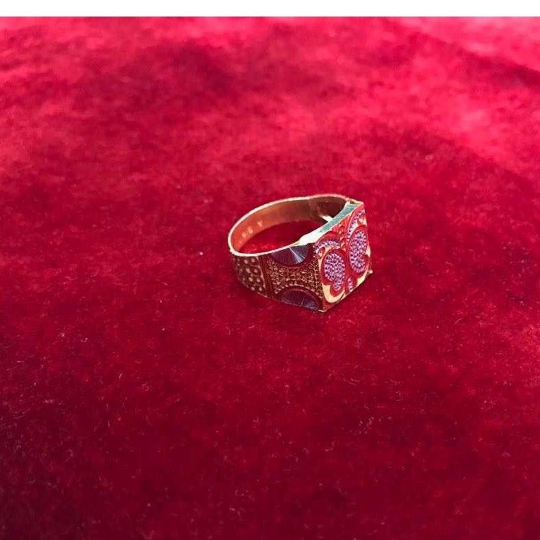 22K / 916 Gold Gents Indian Ring - Image 3