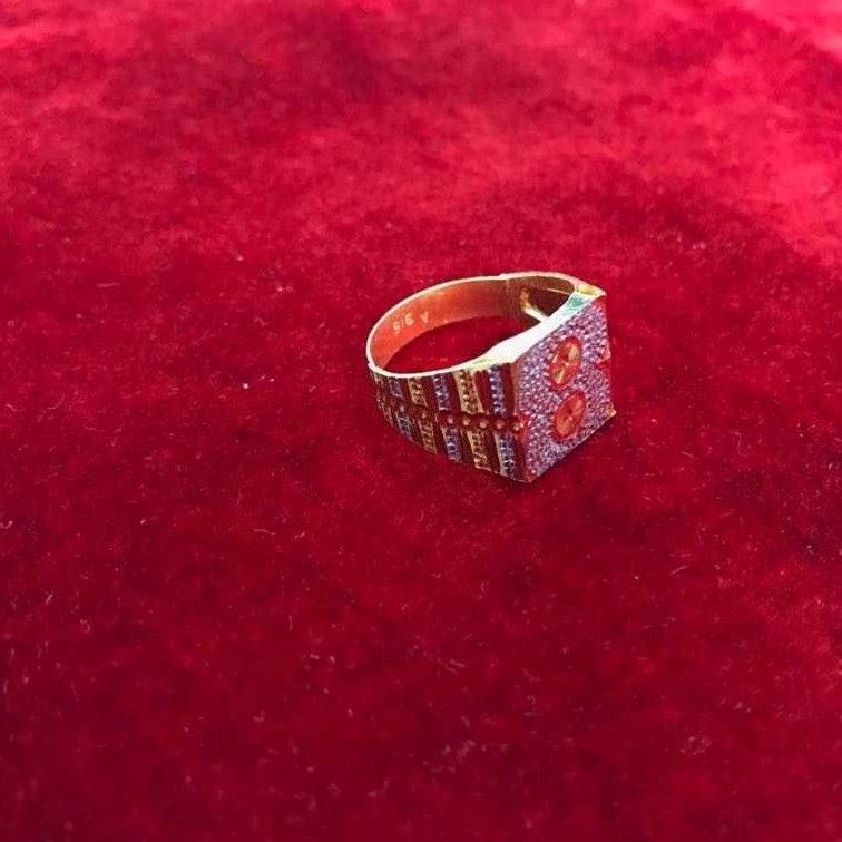22K / 916 Gold Gents Indian Ring