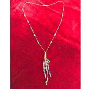 22K / 916 Gold Ladies 3 Line Designer Mala