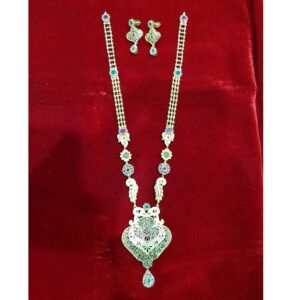 22K / 916 Yellow Gold Indian Antique Necklace Set