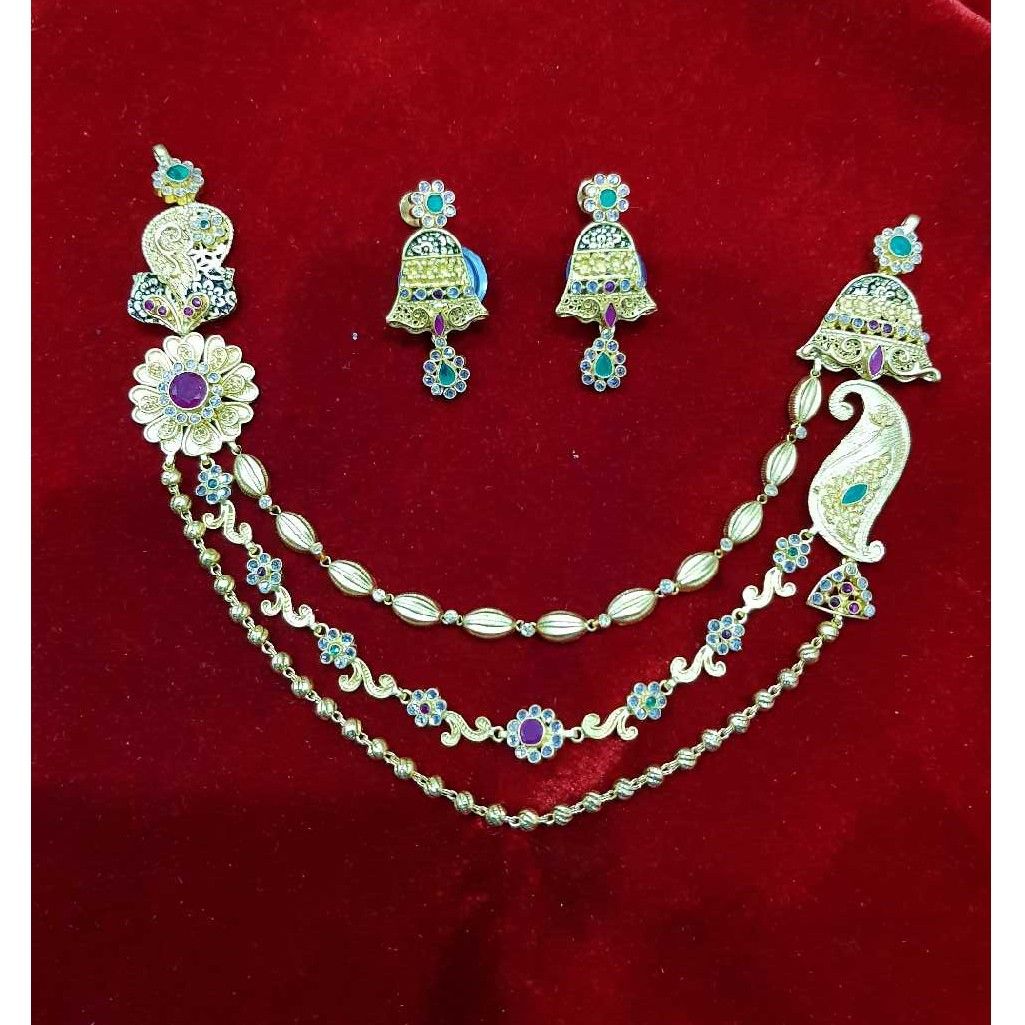22K / 916 Gold Indian Special Antique Necklace Set