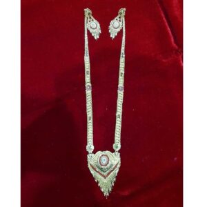 22K / 916 Gold Plain Vertical Bombay Set