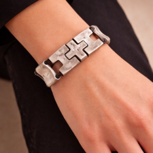 Santa Fe Silver Slab Bracelet