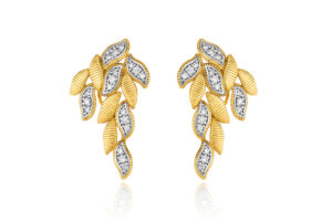 Willow Diamond 18ct Gold Studs