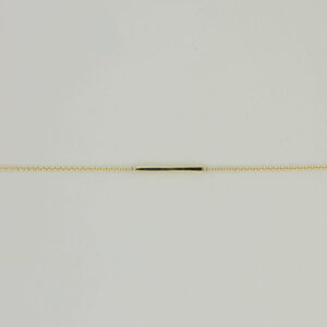 9ct Yellow Gold Square Bar Bracelet