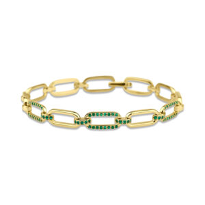 Ekta Bracelet - Emeralds