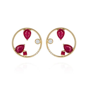 Ajla Ruby Earrings