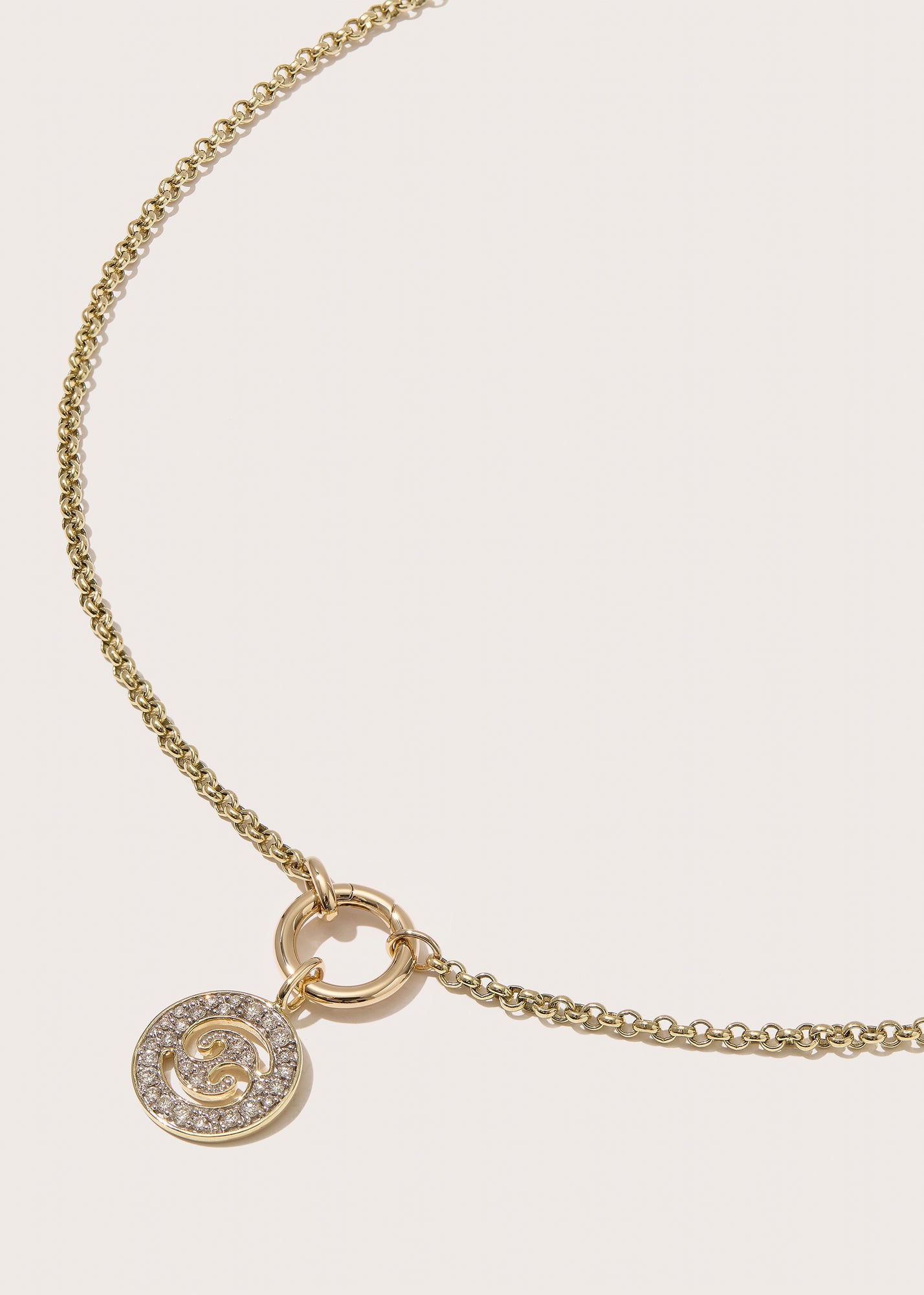 Dual Diamond Zodiac Necklace