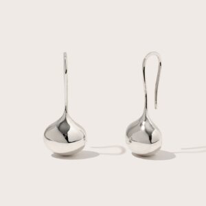 Pebble Curve Drop Earrings